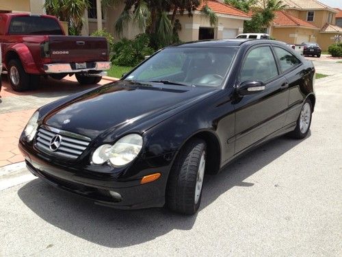 2002 01 02 03 04 mercedes-benz c230 kompressor coupe 85k miles no reserve