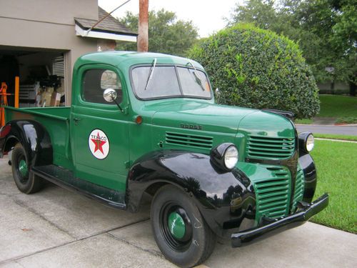 1940's era dodge pick-up truck with a texaco theme (could be a 1946 or 1947)