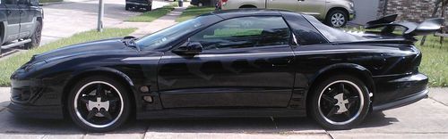 Customized 2001 pontiac firebird base coupe 2-door 3.8l ( batmobile)