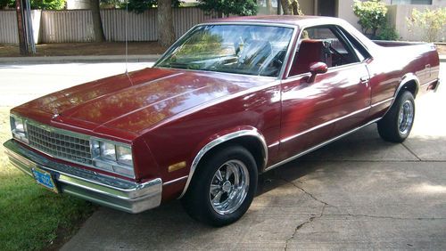 Very nice 1984 chevrolet el camino ss