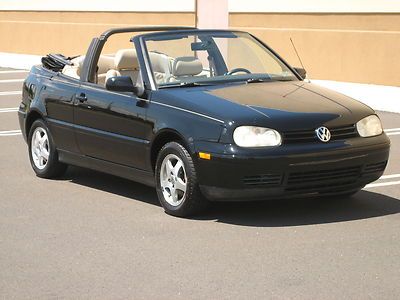 1999 vw cabrio gls non smoker original 84k miles two owner must sell no reserve!