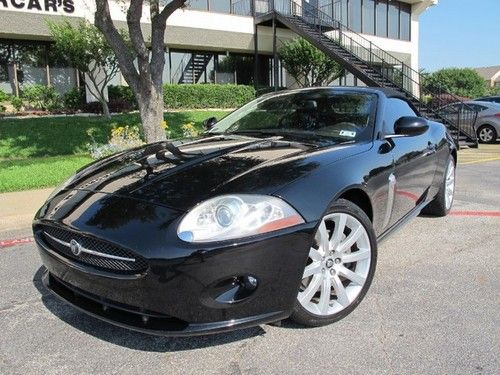 2007 jaguar xk convertible fully loaded navi super clean black we finance any1!