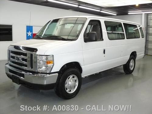 2010 ford e-350 xlt ext 15-passenger van 5.4l v8 53k mi texas direct auto