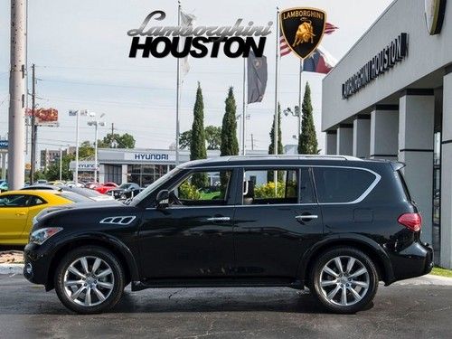 2012 infiniti qx56 2wd rear entertainment 22 wheels bose nav