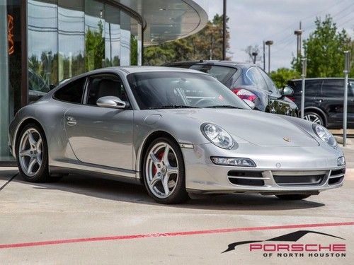 2007 porsche carrera 4s 911 c4s arctic silver cpo nav bose 19 wheels 35k mi