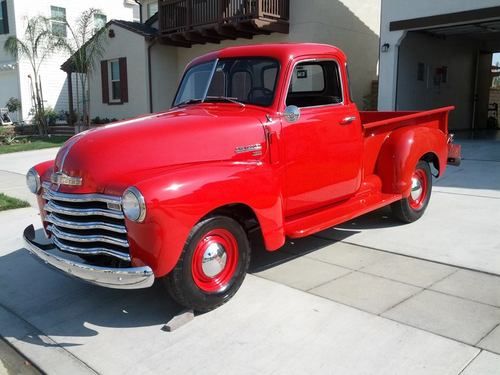 1950 chevy 1500 truck 5 window frame off restoration a/c 12 volt