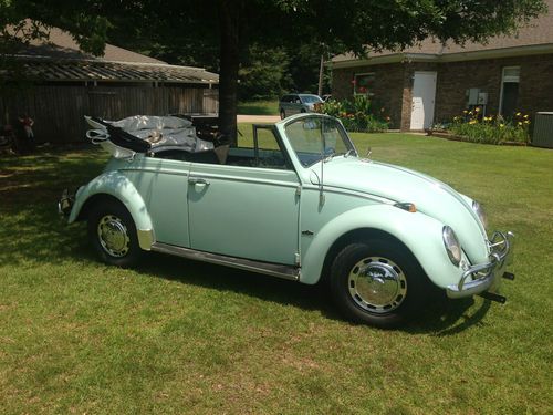 1966 volkswagen beetle convertible one owner 1300cc engine new interior and top