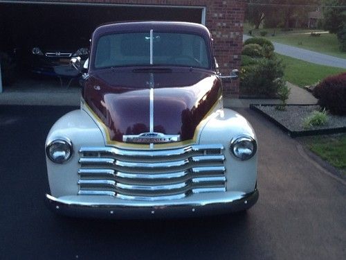 1953, chevrolet, 3100, deluxe 5 window pick-up, v8