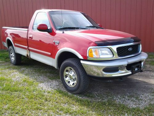 1998 ford f-250 xlt 4x4 3/4 ton 5.4l v-8 hide away 5th wheel ready a/c towing