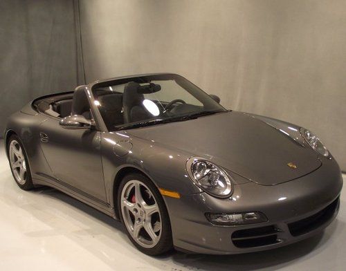 2008 porsche 911 carrera 4s cabriolet c4s convertible w/balance of cpo warranty!