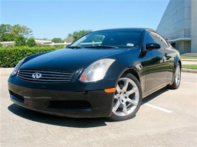 G35,coupe,black on black,power leather heated seats,sunroof,runs great!!