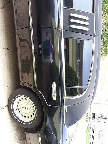 1999 lincoln town car 5th door limo triple black 120"strech