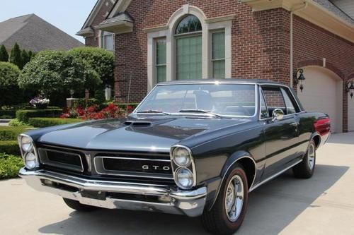 1965 pontiac gto rare tri-power 4 speed protecto plate phs documented