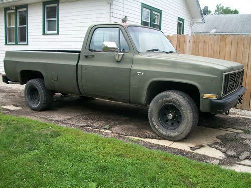 1986 gmc sierra k1500 4x4 lwb pickup truck