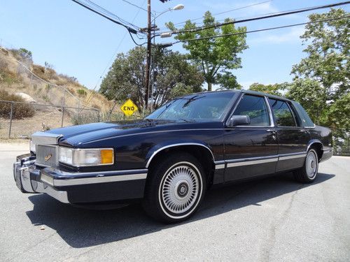 1 owner 91 cadillac deville sedan de ville 4.9l v8 85k original miles dts sts
