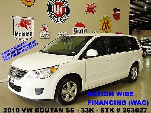 2010 routan se,back-up cam,rear dvd,htd lth,pwr slide doors,33k,we finance!!