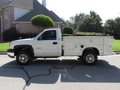 04 chevrolet silverado c2500hd reg cab utility bed 6.0l v8 gas