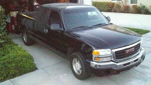 2004 gmc sierra 1500 sle extended cab pickup 4-door 4.3l