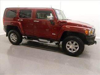 2010 red luxury chrome 4wd leather sunroof 5-cylinder heated seats