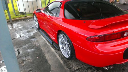 1996 3000gt automatic, red/tan, coilovers, 20 brand new rims and tires