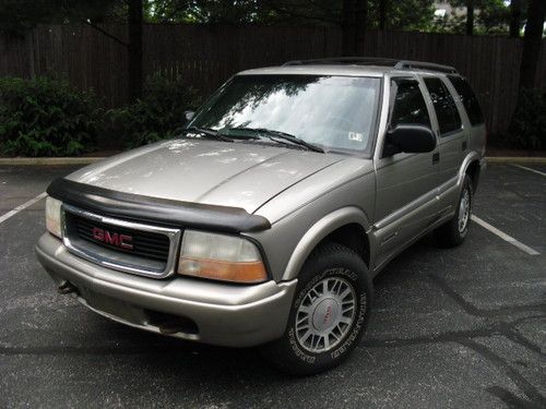 2001 gmc jimmy sle(blazer),4x4,auto,fully loaded great suv,no reserve!!!!