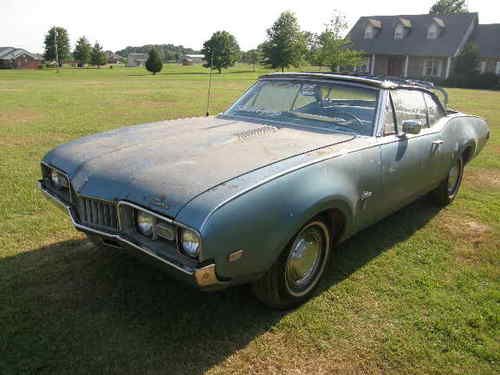 68 1968 oldsmobile cutlass "s" 350 rocket convertible