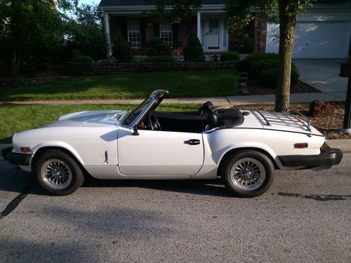 1980 triumph spitfire 1500 base convertible 2-door 1.5l manual base white nr