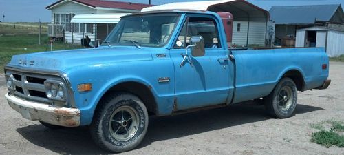 1968 gmc ( 4 ) headlights v8 automatic hot rod project virgin barn find original