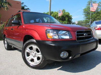 Forester 2.5 x awd wagon auto alloy florida car 1-owner clean carfax guarantee
