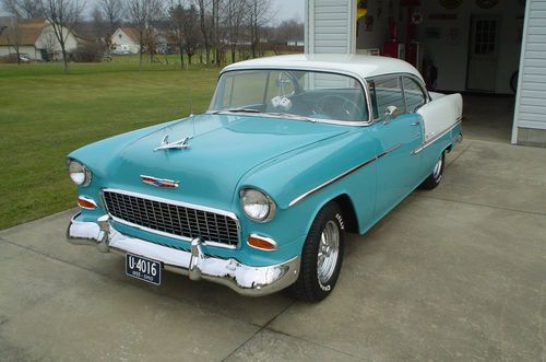 1955 chevrolet bel air  2 door hardtop  265 v-8