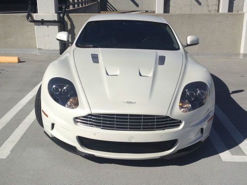 2011 aston martin dbs, white (morning frost), 6 speed manual,