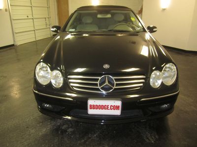SLEEK GENTLY USED BLACK 2005 MERCEDES-BENZ CLK 500 CONVERTIBLE, image 4