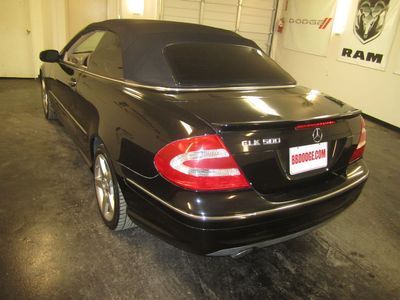 SLEEK GENTLY USED BLACK 2005 MERCEDES-BENZ CLK 500 CONVERTIBLE, image 5