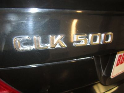 SLEEK GENTLY USED BLACK 2005 MERCEDES-BENZ CLK 500 CONVERTIBLE, image 6
