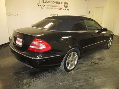 SLEEK GENTLY USED BLACK 2005 MERCEDES-BENZ CLK 500 CONVERTIBLE, image 8