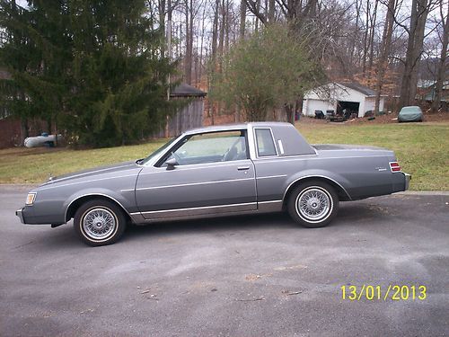 1987 buick regal limited v8 4bbl low miles 27,335