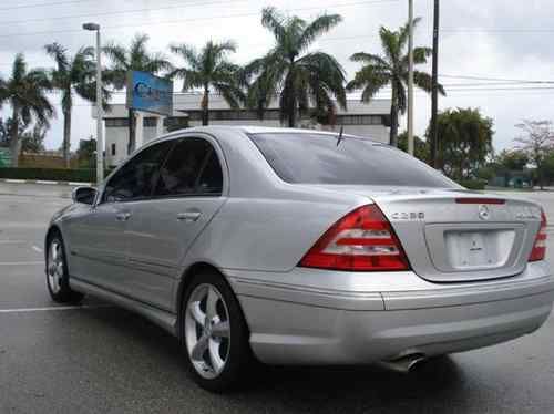 Mercedes benz c230 kompressor, silver, 2005