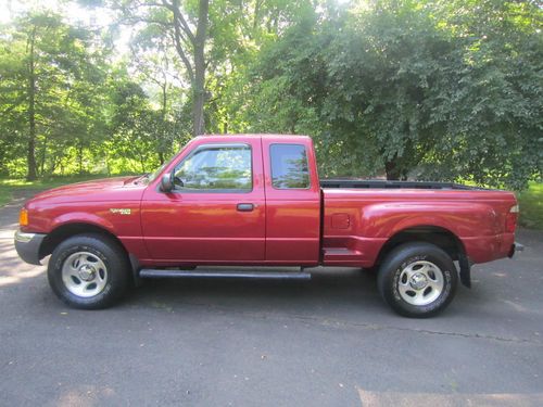 No reserve 2002 ford ranger xlt extended cab pickup 2-door 4.0l..4x4 no reserve