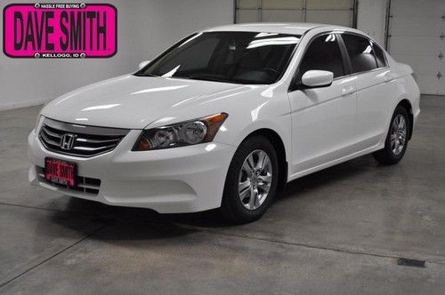 2011 white auto fwd heated leather seats cruise ac traction control! call today!