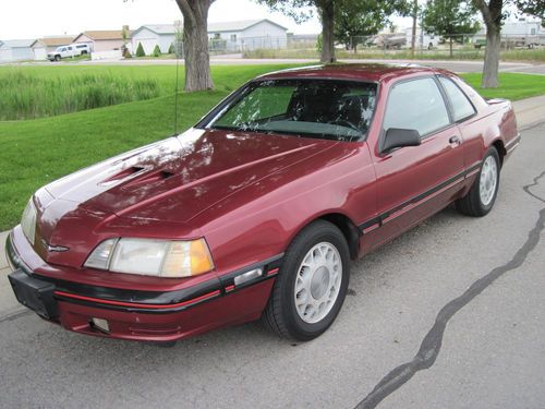 1988 ford thunderbird turbo coupe, super rare, survivor