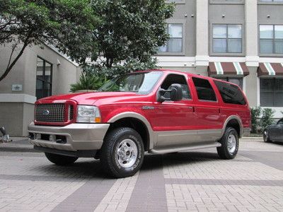 2002 excursion eddie bauer 7.3l diesel 4x4 *new tires* serviced htd seats clean!