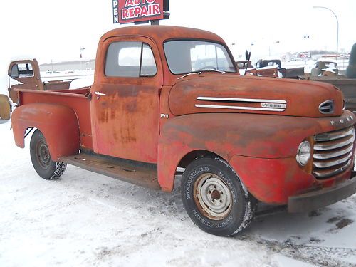 1949 ford f-1 pickup truck old original paint on most rat rod patina
