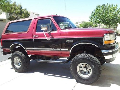 1995 ford bronco xlt sport utility 2-door 5.8l