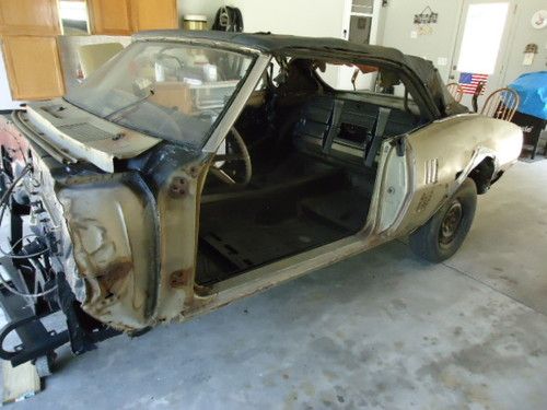 1967 pontiac  firebird or camaro convertible body