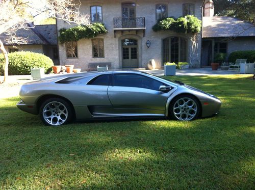 2001 lamborghini diablo 6.0 v-12 titanium coupe