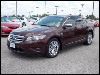 10 taurus limited heated cooled leather wood trim chrome wheels priced to sell