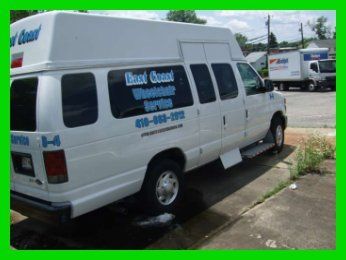 2012 ford e350 econoline shuttle bus 4.6l v8 16v automatic rwd wheelchair access