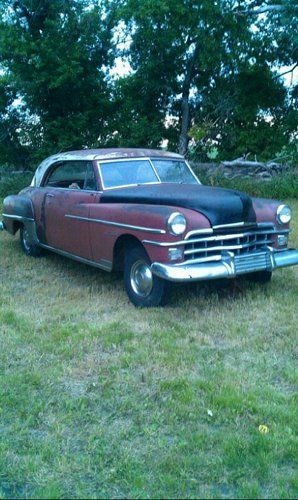 1950 chrysler windsor newport 2 door hardtop--2800 produced--barn find original