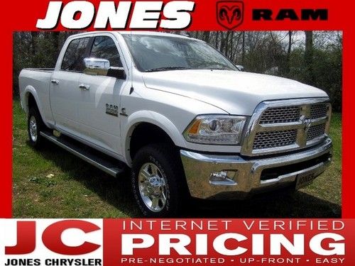 New 2013 ram 2500 4wd crew cab laramie diesel msrp $59485