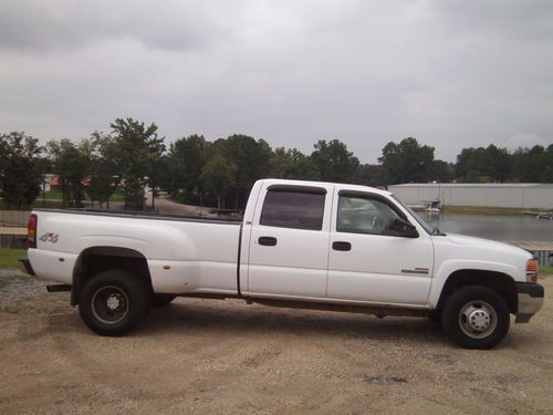 2002 gmc sierra 3500 cre cab 4x4 lt duramax diesel automatic runs and drives